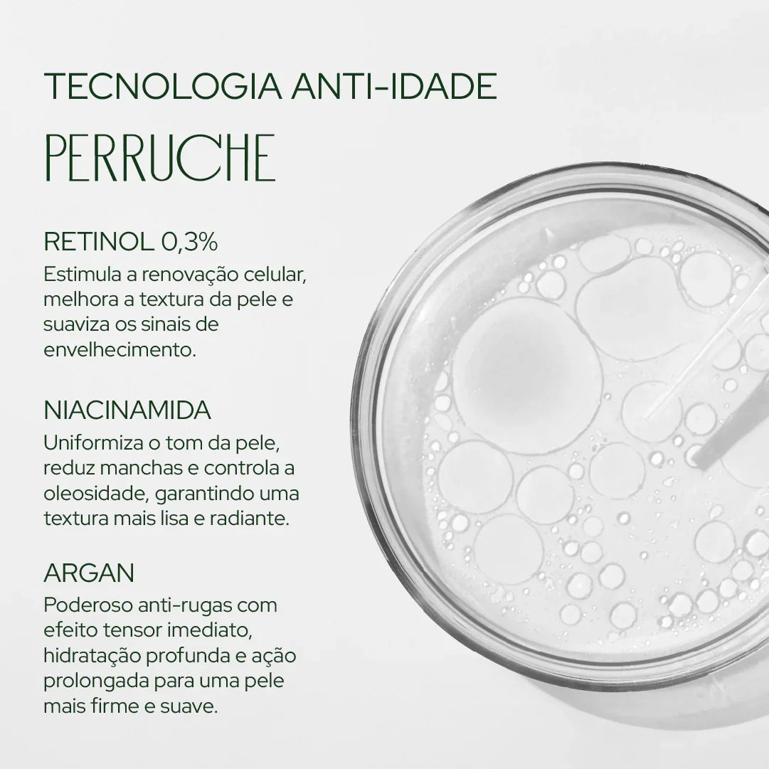 Sérum Antirrugas Retinol 0,3% (Frete Grátis) - Perruche